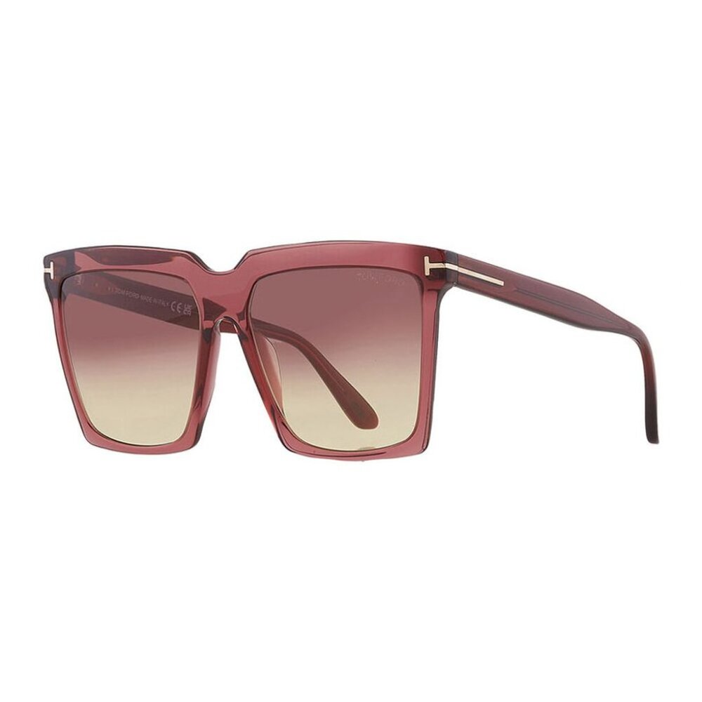NEW TOM FORD SUNGLASSES FT0764 69T BORDEAUX EYEWEAR TOM FORD TF764 69T SABRINA